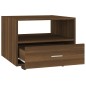 vidaXL Couchtisch Braun Eichen-Optik 55x55x40 cm Holzwerkstoff vidaXL Couchtisch Braun Eichen-Optik 55x55x40 cm Holzwerkstoff