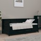 vidaXL Tagesbett Schwarz 100x200 cm Massivholz Kiefer vidaXL Tagesbett Schwarz 100x200 cm Massivholz Kiefer