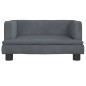 Hundebett Dunkelgrau 60x40x30 cm Samt Hundebett Dunkelgrau 60x40x30 cm Samt