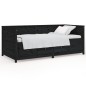 vidaXL Tagesbett Schwarz 100x200 cm Massivholz Kiefer vidaXL Tagesbett Schwarz 100x200 cm Massivholz Kiefer