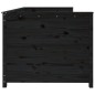 vidaXL Tagesbett Schwarz 100x200 cm Massivholz Kiefer vidaXL Tagesbett Schwarz 100x200 cm Massivholz Kiefer