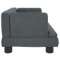 Hundebett Dunkelgrau 60x40x30 cm Samt Hundebett Dunkelgrau 60x40x30 cm Samt