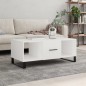 vidaXL Couchtisch Weiß 102x50x40 cm Holzwerkstoff vidaXL Couchtisch Weiß 102x50x40 cm Holzwerkstoff