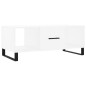 vidaXL Couchtisch Weiß 102x50x40 cm Holzwerkstoff vidaXL Couchtisch Weiß 102x50x40 cm Holzwerkstoff