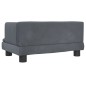 Hundebett Dunkelgrau 60x40x30 cm Samt Hundebett Dunkelgrau 60x40x30 cm Samt
