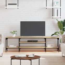 vidaXL TV-Schrank Sonoma-Eiche 161x35x45 cm Holzwerkstoff & Eisen