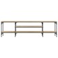 vidaXL TV-Schrank Sonoma-Eiche 161x35x45 cm Holzwerkstoff & Eisen vidaXL TV-Schrank Sonoma-Eiche 161x35x45 cm Holzwerkstoff & Eisen