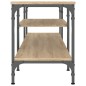 vidaXL TV-Schrank Sonoma-Eiche 161x35x45 cm Holzwerkstoff & Eisen vidaXL TV-Schrank Sonoma-Eiche 161x35x45 cm Holzwerkstoff & Eisen
