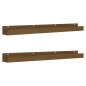 vidaXL Wandregale 2 Stk. Honigbraun 110x12x9 cm Massivholz Kiefer vidaXL Wandregale 2 Stk. Honigbraun 110x12x9 cm Massivholz Kiefer