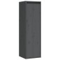 vidaXL Wandschrank Grau 30x30x100 cm Massivholz Kiefer vidaXL Wandschrank Grau 30x30x100 cm Massivholz Kiefer
