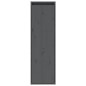 vidaXL Wandschrank Grau 30x30x100 cm Massivholz Kiefer vidaXL Wandschrank Grau 30x30x100 cm Massivholz Kiefer