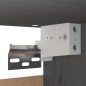 vidaXL Wandschrank Grau 30x30x100 cm Massivholz Kiefer vidaXL Wandschrank Grau 30x30x100 cm Massivholz Kiefer