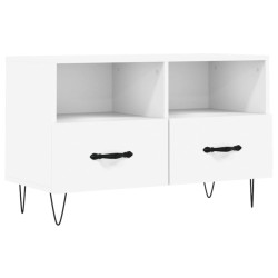 vidaXL TV-Schrank Weiß 80x36x50 cm Holzwerkstoff