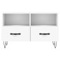 vidaXL TV-Schrank Weiß 80x36x50 cm Holzwerkstoff vidaXL TV-Schrank Weiß 80x36x50 cm Holzwerkstoff