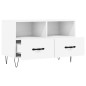 vidaXL TV-Schrank Weiß 80x36x50 cm Holzwerkstoff vidaXL TV-Schrank Weiß 80x36x50 cm Holzwerkstoff