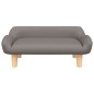 Hundebett Taupe 70x40x24 cm Stoff Hundebett Taupe 70x40x24 cm Stoff