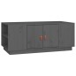vidaXL Couchtisch Grau 100x50x41 cm Massivholz Kiefer vidaXL Couchtisch Grau 100x50x41 cm Massivholz Kiefer