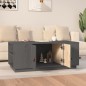 vidaXL Couchtisch Grau 100x50x41 cm Massivholz Kiefer vidaXL Couchtisch Grau 100x50x41 cm Massivholz Kiefer