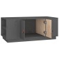 vidaXL Couchtisch Grau 100x50x41 cm Massivholz Kiefer vidaXL Couchtisch Grau 100x50x41 cm Massivholz Kiefer