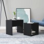 vidaXL Couchtisch-Set Schwarz 48x30x45 cm Holzwerkstoff vidaXL Couchtisch-Set Schwarz 48x30x45 cm Holzwerkstoff