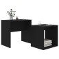 vidaXL Couchtisch-Set Schwarz 48x30x45 cm Holzwerkstoff vidaXL Couchtisch-Set Schwarz 48x30x45 cm Holzwerkstoff