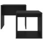 vidaXL Couchtisch-Set Schwarz 48x30x45 cm Holzwerkstoff vidaXL Couchtisch-Set Schwarz 48x30x45 cm Holzwerkstoff