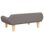 Hundebett Taupe 70x40x24 cm Stoff Hundebett Taupe 70x40x24 cm Stoff