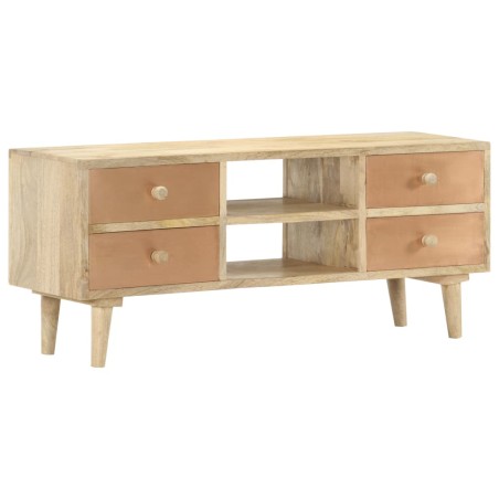 vidaXL TV-Schrank 110×30×45 cm Mango Massivholz