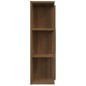 vidaXL Bad-Spiegelschrank Braun Eiche-Optik 80x20,5x64cm Holzwerkstoff vidaXL Bad-Spiegelschrank Braun Eiche-Optik 80x20,5x64cm Holzwerkstoff