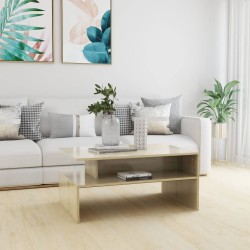 vidaXL Couchtisch Sonoma-Eiche 90x60x42,5 cm Holzwerkstoff