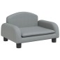 vidaXL Hundebett Hellgrau 50x40x30 cm Stoff vidaXL Hundebett Hellgrau 50x40x30 cm Stoff