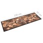 vidaXL Küchenbodenmatte Waschbar Kaffee Braun 45x150 cm vidaXL Küchenbodenmatte Waschbar Kaffee Braun 45x150 cm