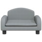 vidaXL Hundebett Hellgrau 50x40x30 cm Stoff vidaXL Hundebett Hellgrau 50x40x30 cm Stoff