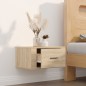 vidaXL Wand-Nachttisch Sonoma-Eiche 50x36x25 cm vidaXL Wand-Nachttisch Sonoma-Eiche 50x36x25 cm