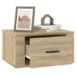 vidaXL Wand-Nachttisch Sonoma-Eiche 50x36x25 cm vidaXL Wand-Nachttisch Sonoma-Eiche 50x36x25 cm