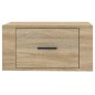 vidaXL Wand-Nachttisch Sonoma-Eiche 50x36x25 cm vidaXL Wand-Nachttisch Sonoma-Eiche 50x36x25 cm