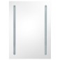 vidaXL LED-Bad-Spiegelschrank Weiß und Eichen-Optik 50x13x70 cm vidaXL LED-Bad-Spiegelschrank Weiß und Eichen-Optik 50x13x70 cm