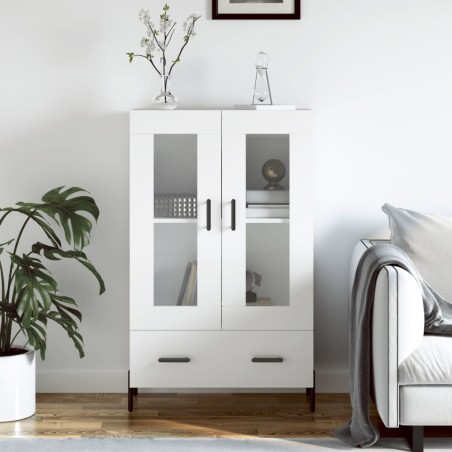 vidaXL Highboard Weiß 69,5x31x115 cm Holzwerkstoff