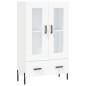 vidaXL Highboard Weiß 69,5x31x115 cm Holzwerkstoff vidaXL Highboard Weiß 69,5x31x115 cm Holzwerkstoff