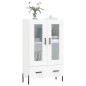 vidaXL Highboard Weiß 69,5x31x115 cm Holzwerkstoff vidaXL Highboard Weiß 69,5x31x115 cm Holzwerkstoff