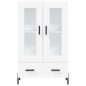 vidaXL Highboard Weiß 69,5x31x115 cm Holzwerkstoff vidaXL Highboard Weiß 69,5x31x115 cm Holzwerkstoff