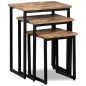 vidaXL Satztisch Couchtisch-Set 3-tlg. Recyceltes Massivholz Teak vidaXL Satztisch Couchtisch-Set 3-tlg. Recyceltes Massivholz Teak