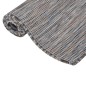 vidaXL Outdoor-Teppich Flachgewebe 120x170 cm Braun und Blau vidaXL Outdoor-Teppich Flachgewebe 120x170 cm Braun und Blau