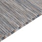 vidaXL Outdoor-Teppich Flachgewebe 120x170 cm Braun und Blau vidaXL Outdoor-Teppich Flachgewebe 120x170 cm Braun und Blau