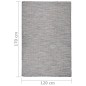 vidaXL Outdoor-Teppich Flachgewebe 120x170 cm Braun und Blau vidaXL Outdoor-Teppich Flachgewebe 120x170 cm Braun und Blau