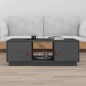 vidaXL Couchtisch Grau 100x50x35 cm Massivholz Kiefer vidaXL Couchtisch Grau 100x50x35 cm Massivholz Kiefer