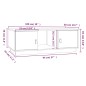 vidaXL Couchtisch Grau 100x50x35 cm Massivholz Kiefer vidaXL Couchtisch Grau 100x50x35 cm Massivholz Kiefer