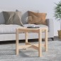 vidaXL Couchtisch Ø 62,5x45 cm Massivholz Kiefer vidaXL Couchtisch Ø 62,5x45 cm Massivholz Kiefer