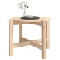 vidaXL Couchtisch Ø 62,5x45 cm Massivholz Kiefer vidaXL Couchtisch Ø 62,5x45 cm Massivholz Kiefer