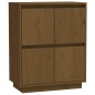 vidaXL Sideboard Honigbraun 60x34x75 cm Massivholz Kiefer vidaXL Sideboard Honigbraun 60x34x75 cm Massivholz Kiefer